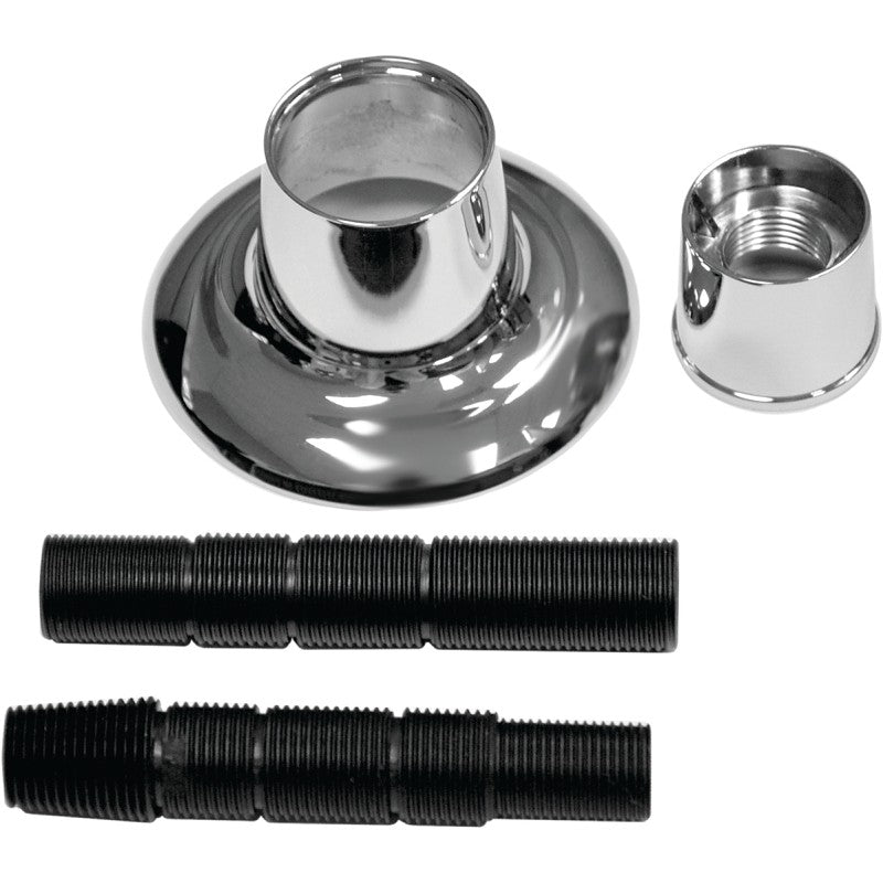 Danco 10311 Handle Flange, 1-1/8 in ID, 2-7/8 in OD, Brass/Metal/Plastic, Chrome Plated