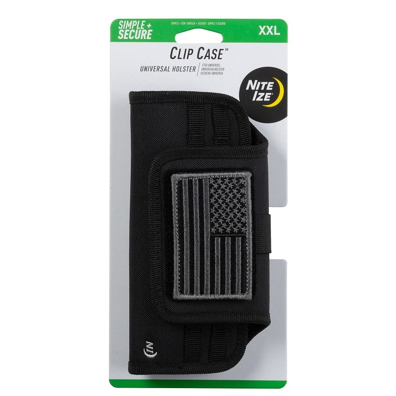 Nite Ize Clip Case CCS2LUS-01-R3 Universal Phone Holster, 2XL, USA Patch