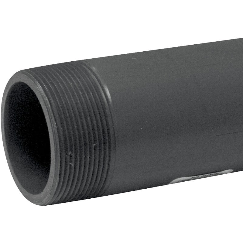 Lasco 220060BC Pipe Nipple, 2 in, PVC, SCH 80 Schedule, 6 in L