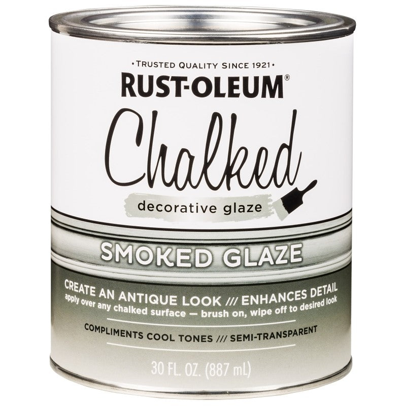 Rust-Oleum 315883 Chalk Spray Paint, Satin Chalky, Smoked, 30 oz (Pack of 2)