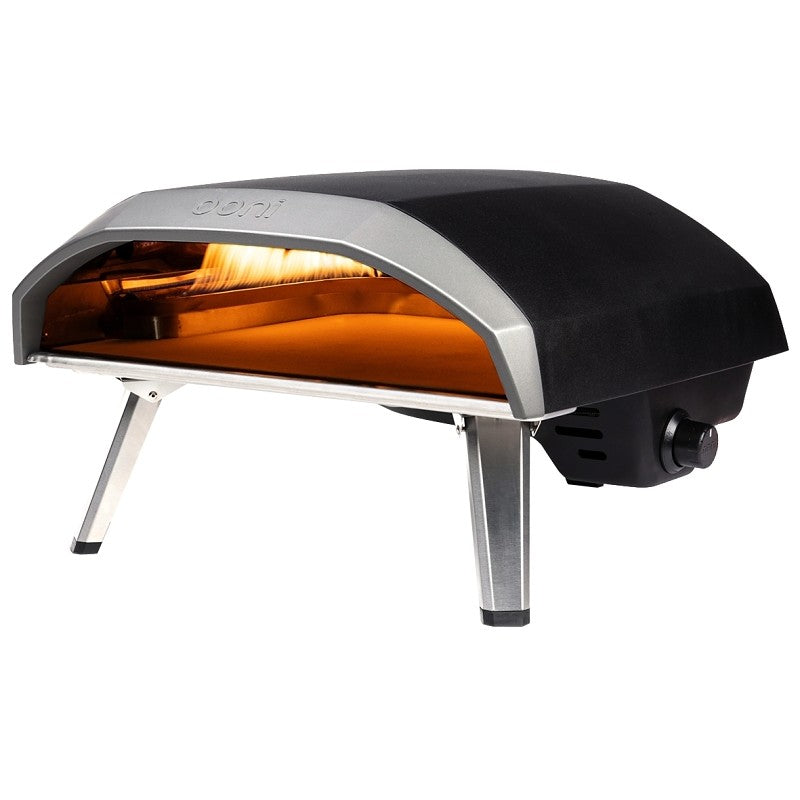 Ooni Koda 16 UU-P0AB00 Pizza Oven, 25 in W, 23.2 in D, 14.7 in H, Propane, 29,000 Btu, Carbon Steel, Black