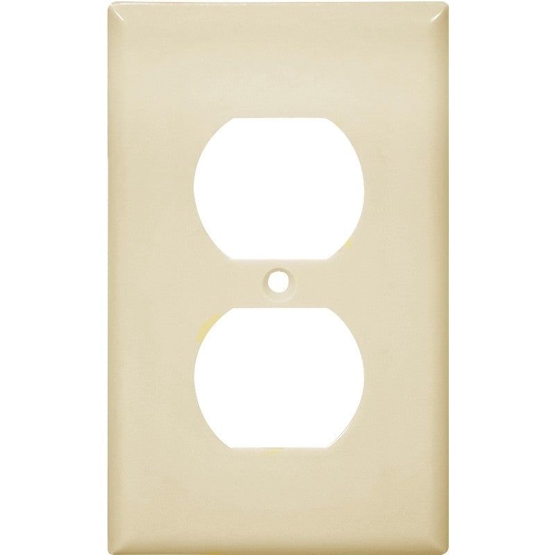 Eaton Wiring Devices 2132V Series Wallplate, Standard-Size, 4-1/2 in L, 2-3/4 in W, 1-Gang, Thermoset, Ivory