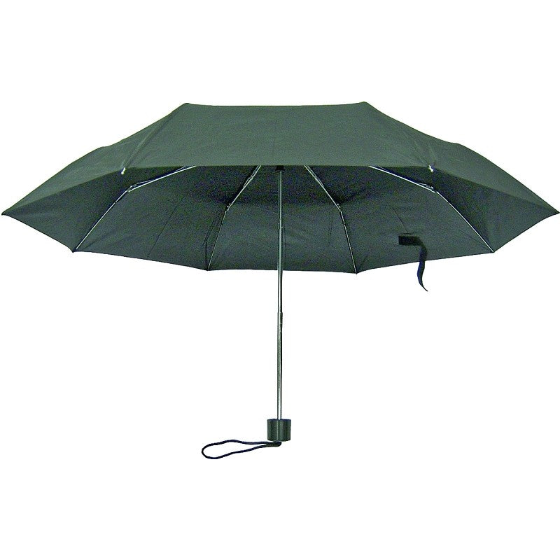 Diamondback Mini Rain 123 Umbrella, Nylon Fabric, Black Fabric, 19 in