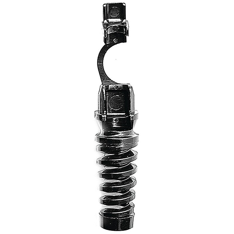 Jandorf 61418 Cord Protector Spring, For: 14/2, 16/2 and 16/3 ga Wires, Nylon, Black