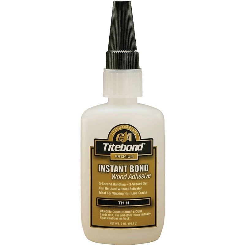 Titebond 6201 Glue, Clear, 2 oz, Bottle