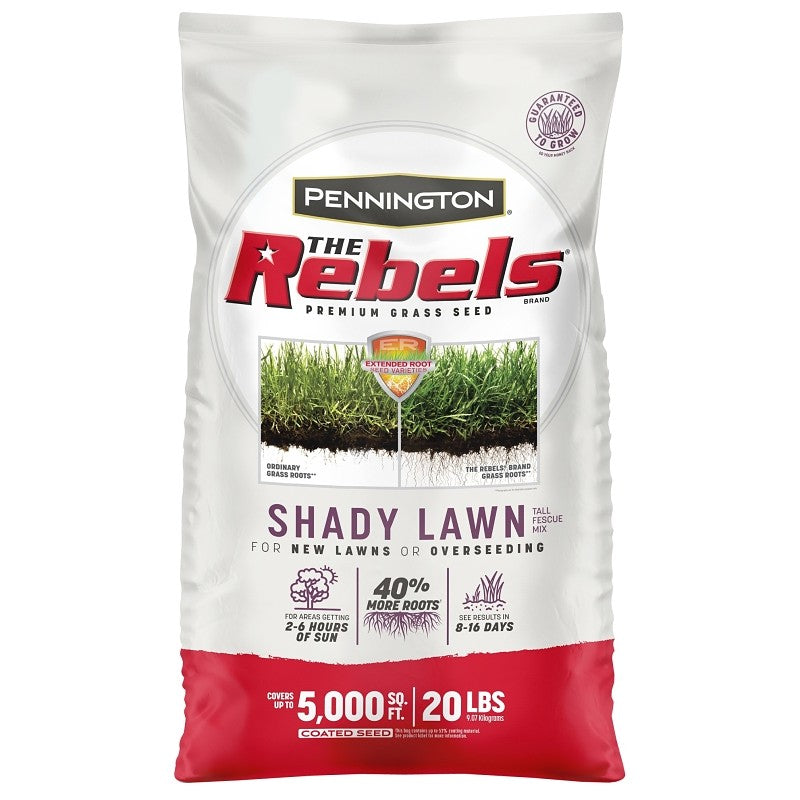 The Rebels 100543727 Grass Seed, 20 lb Bag