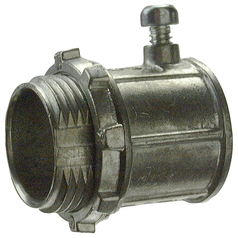 Halex 21212 Set Screw Connector, 3/4 in, Zinc, 5/BAG