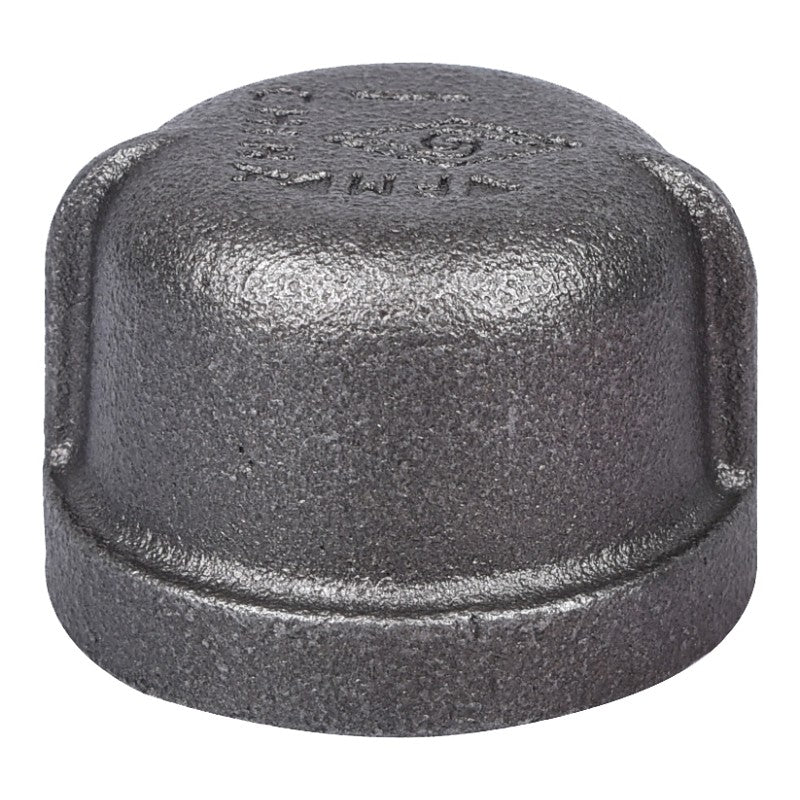 ProSource 18-1B Pipe Cap, 1 in, Threaded, Malleable Iron, 40 Schedule, 300 psi Pressure