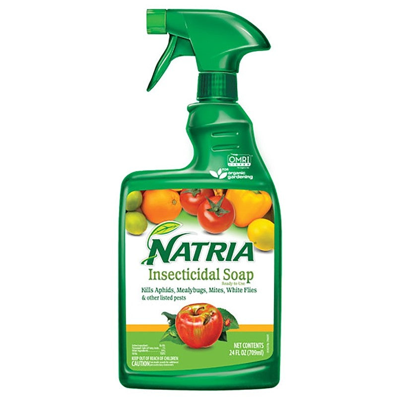 Natria 706230A Insecticidal Soap, Liquid, Spray Application, 24 oz Can