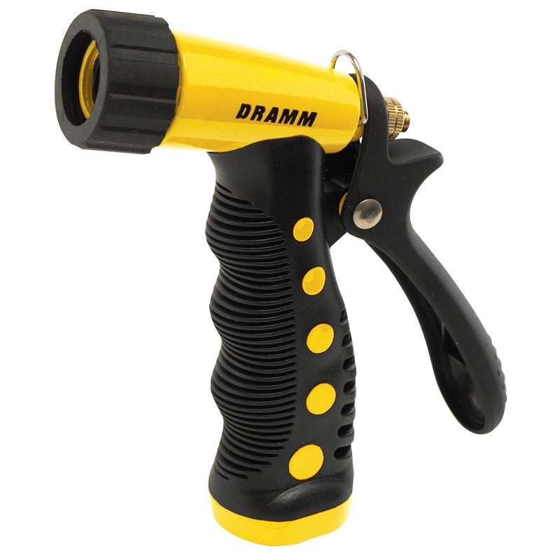Dramm 12723 Pistol Nozzle, Metal, Yellow
