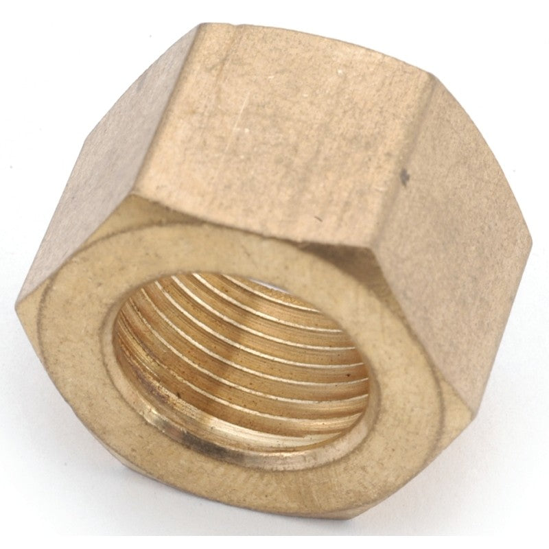 Anderson Metals 730061-04 Nut, 1/4 in Dia, Compression, Brass