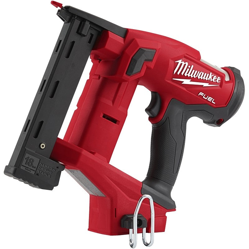 Milwaukee 2749-20 Stapler, Tool Only, 1/4 in W Crown, 3/8 to 1-1/2 in L Leg, Narrow Crown Staple