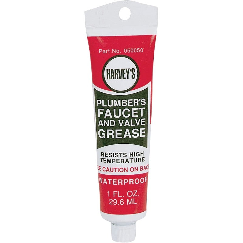 Harvey 50050-12 Faucet/Valve Grease, 1 oz (Pack of 12)