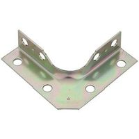 Wrap Corner Braces 2-1/2 By 5/8 Inch Zinc Plated Steel 4 Pack