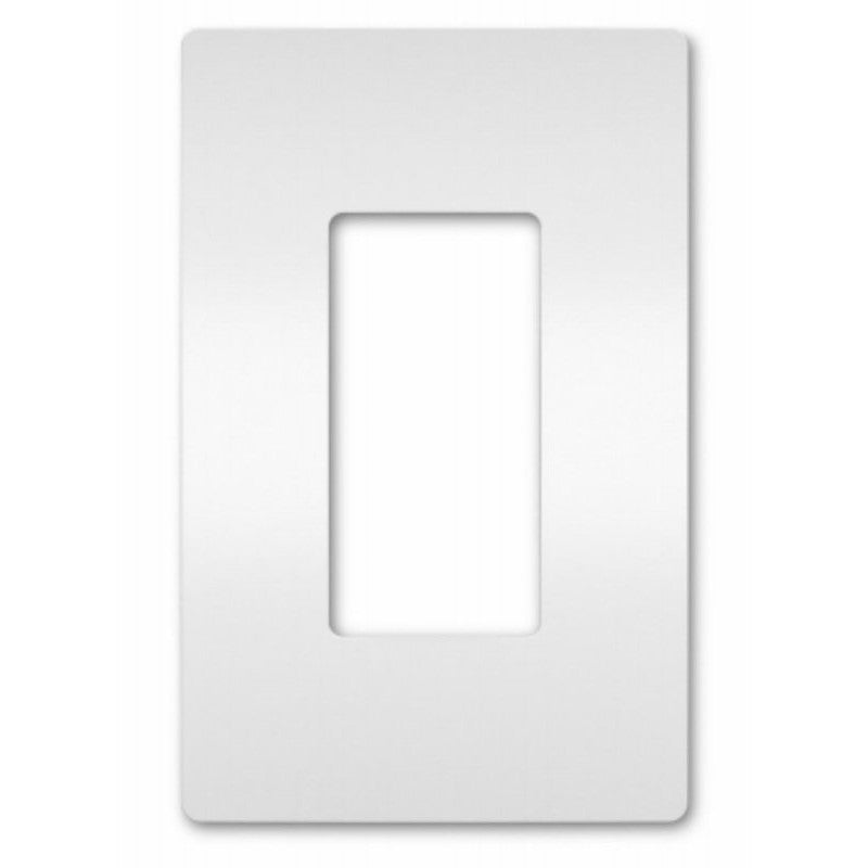Legrand radiant Series RWP26WAMCC6 Screwless Wallplate, 4.94 in L, 12.21 in W, 1-Gang, Plastic, White