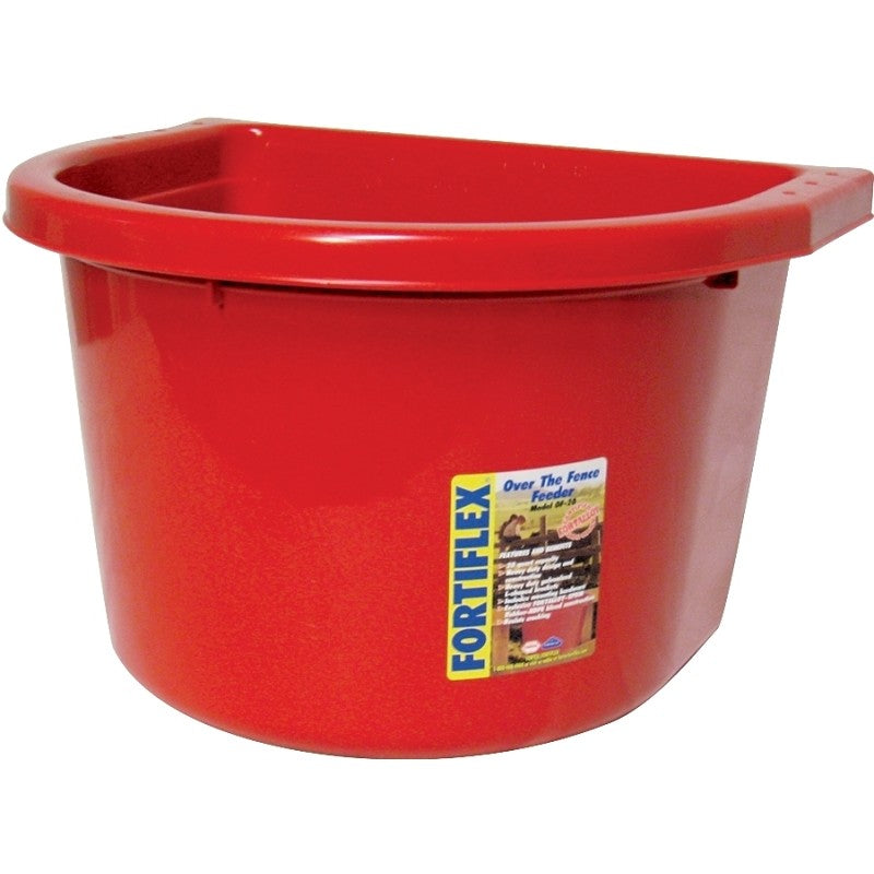 Fortex-Fortiflex OF20R Pet Feeder, 20 qt Volume, Plastic, Red