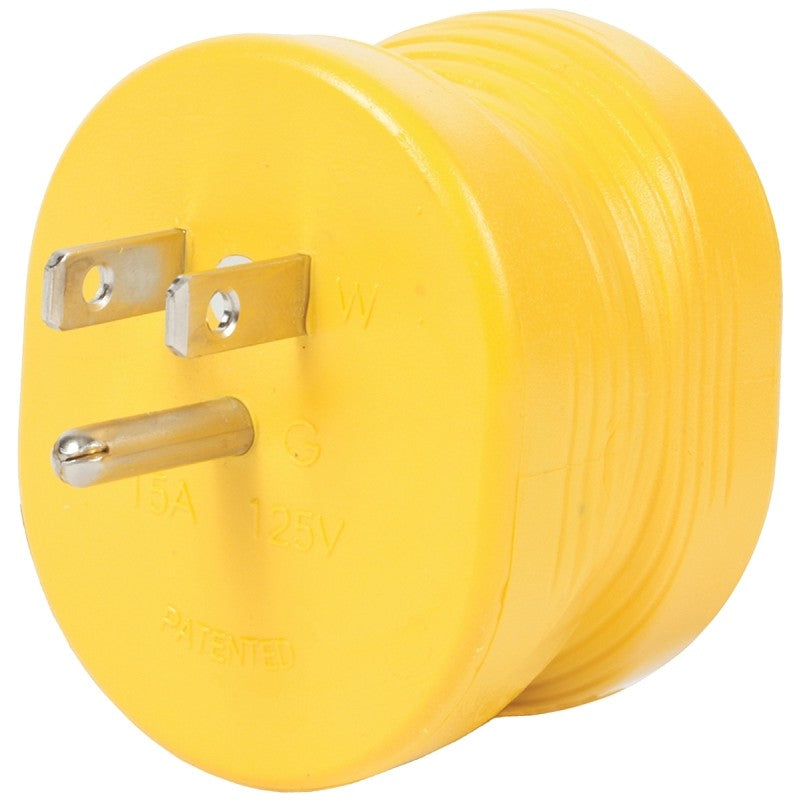 Camco USA 55223 Adapter, 30 A Female, 15 A Male, 125 V, Male, Female