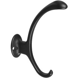 Decorative Curve Heavy Duty Coat and Hat Hook Oil Rubbed Bronze