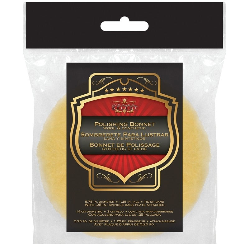 SM Arnold BS575BP Polishing Bonnet, 5-3/4 in Dia