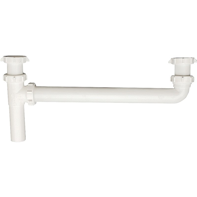 Plumb Pak PP925W End Waste Outlet, 1-1/2 in, Slip, Plastic