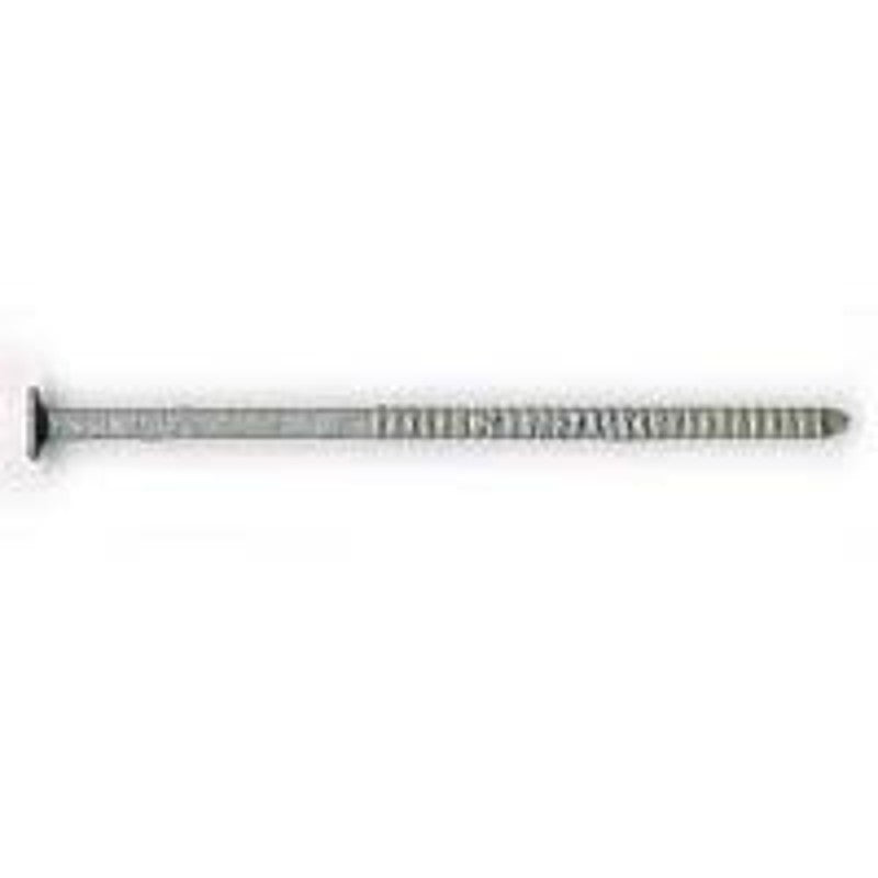 Maze H55S530 Hand Drive Nail, Concrete Nails, 4D, 1-1/2 in L, Carbon Steel, Tempered Hardened, Flat Head, Fluted Shank (Pack of 6)