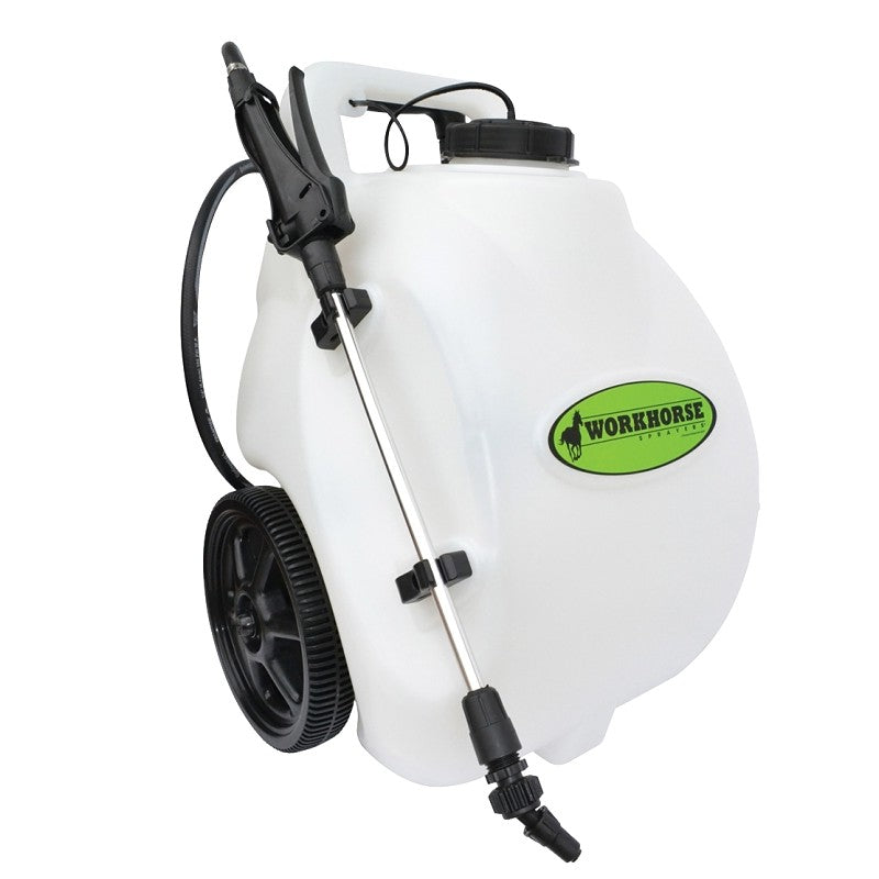 Workhorse Sprayers LG05SSG2 Handheld Sprayer, 12 V Battery, Lithium-Ion Battery, 5 gal, Plastic/Polyethylene