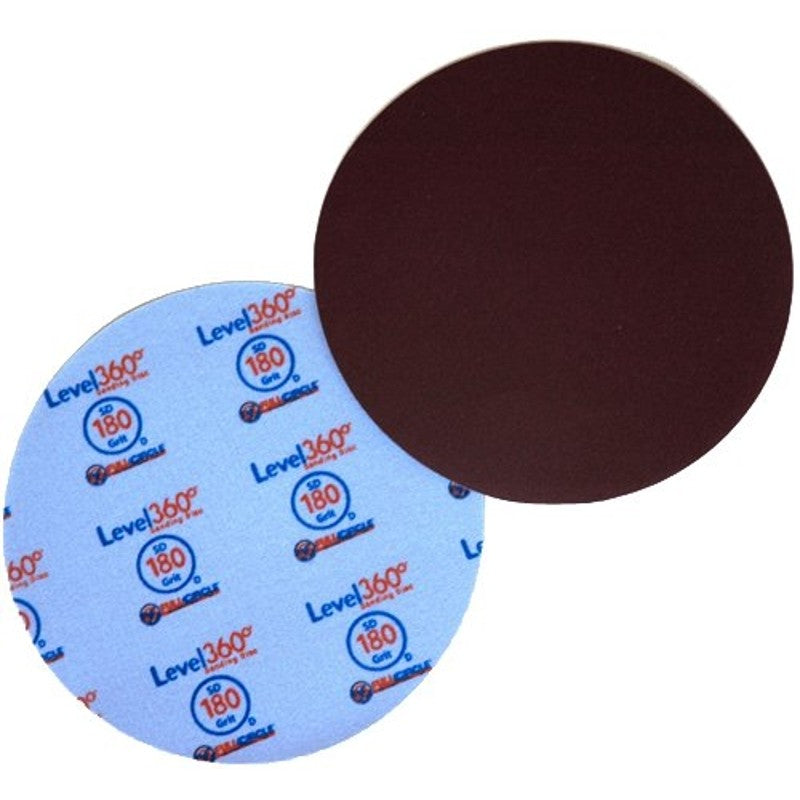 Full Circle SD180-5 Sanding Disc, 180-Grit, Very Fine, Aluminum Oxide, 8-3/4 in Dia