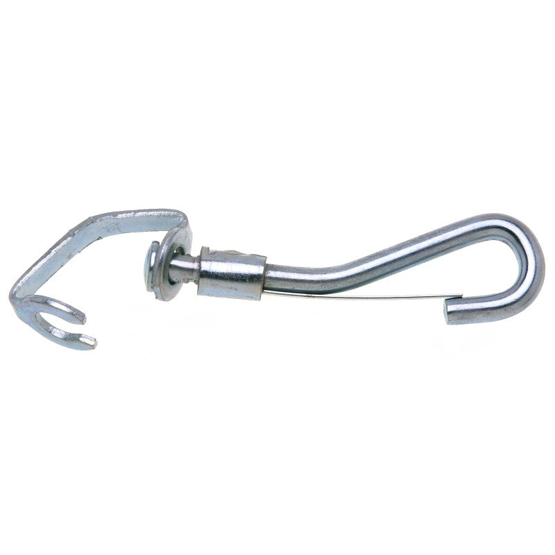 Campbell T7607301 Swiveling Spring Snap, 3-3/4 in, 60 lb Working Load, Malleable Iron/Steel, Zinc (Pack of 10)