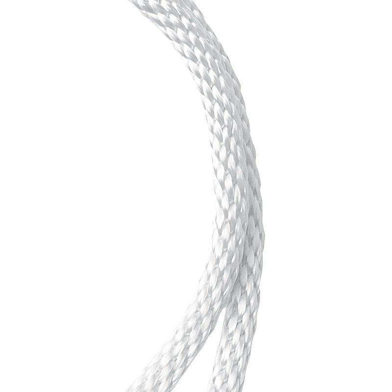 Baron 52013 Rope, 5/16 in Dia, 50 ft L, 175 lb Working Load, Nylon/Poly, White