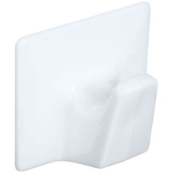 All Purpose Self Adhesive Hooks White Large 2 Pack