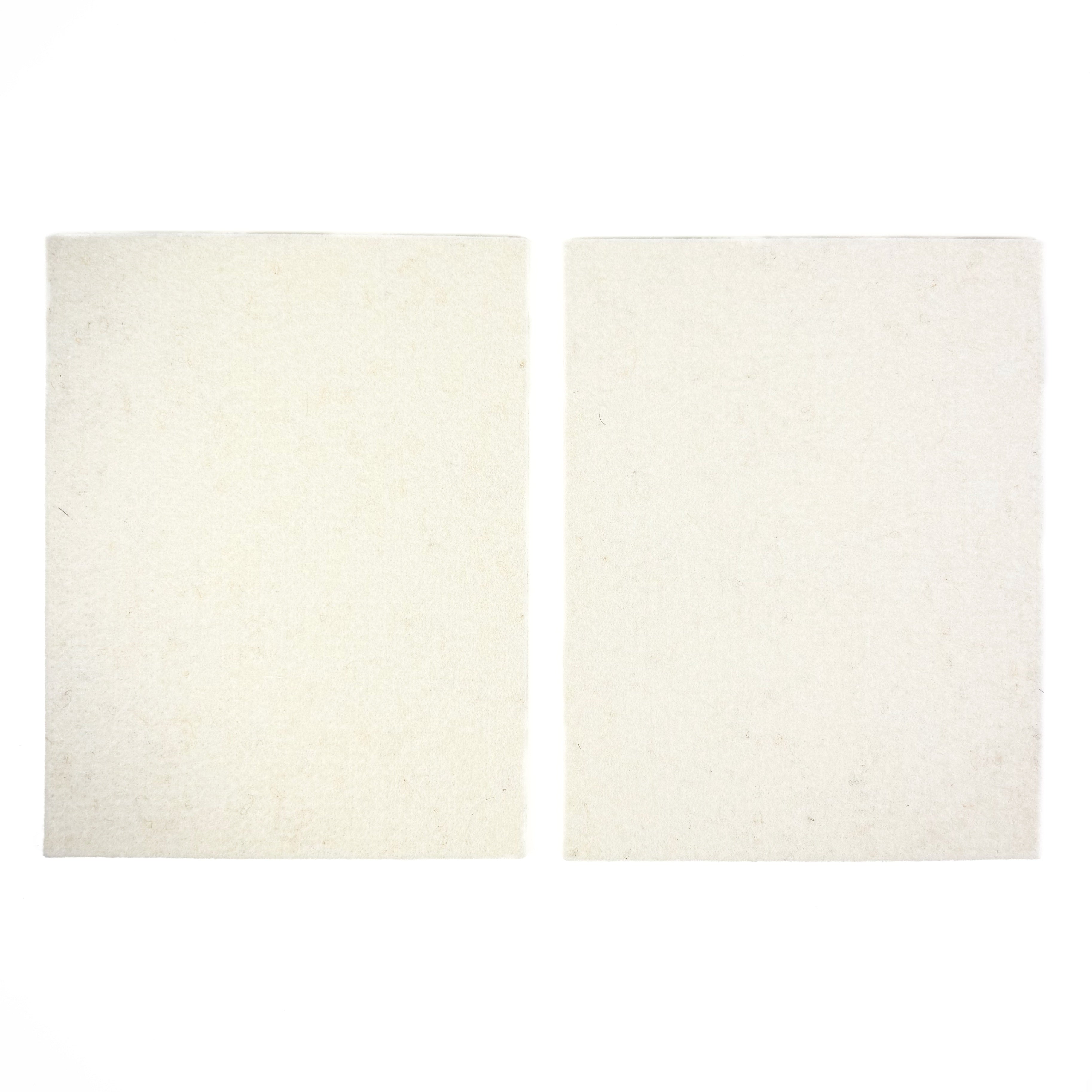 Flexi-Felt Heavy Duty Self Adhesive Felt Blanket 4-1/2 By 5-7/8 Inch Oatmeal 2 Pack (POS)