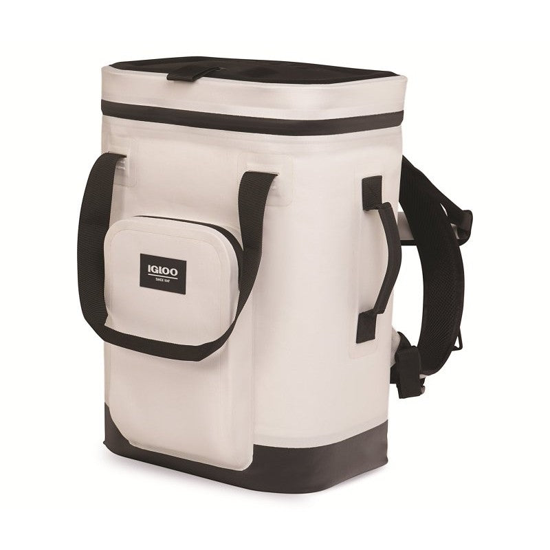 Igloo Trailmate Series 0062208 Heavy-Duty Cool Bag, 30 cm L, 36 cm W, 23 qt, EVA/HDPE/Polyester, Bone, Zipper