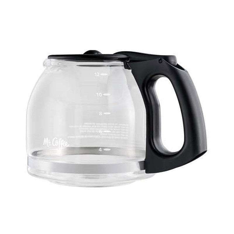 Sunbeam PLD12RB4 Coffee Decanter, 12 Cup Capacity, Glass, Black