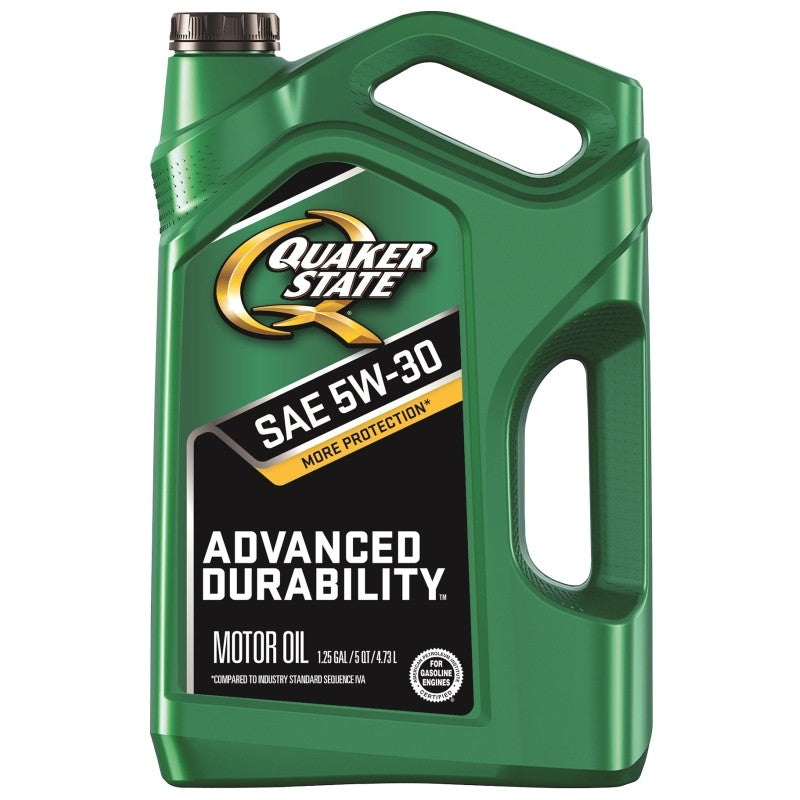 Quaker State Ultimate Durability 550044963 Motor Oil, 5W-30, 5.1 qt Bottle (Pack of 3)