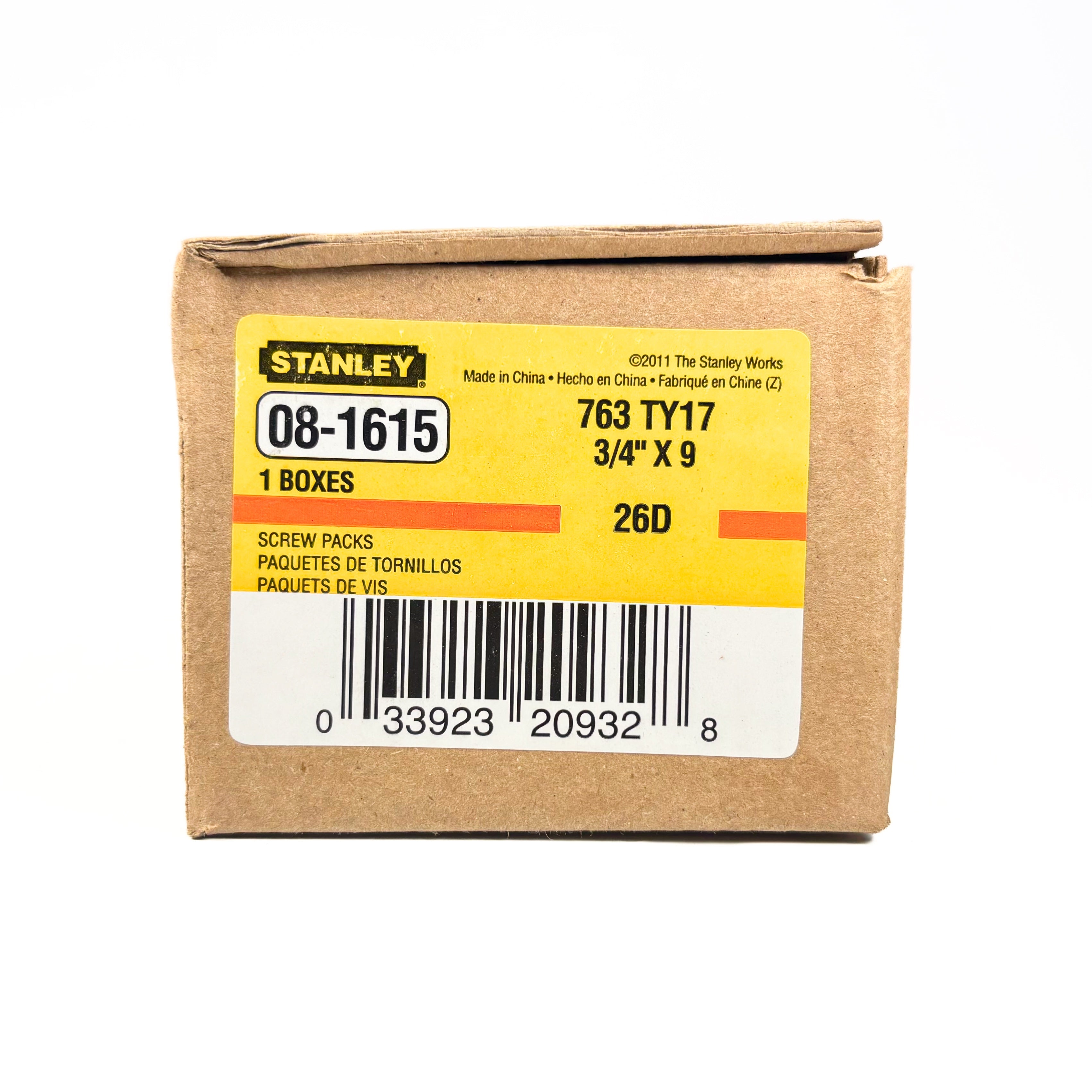 Door Hinge Screws Flat Head Phillips #9 By 3/4 Inch Satin Nickel 600 Pack