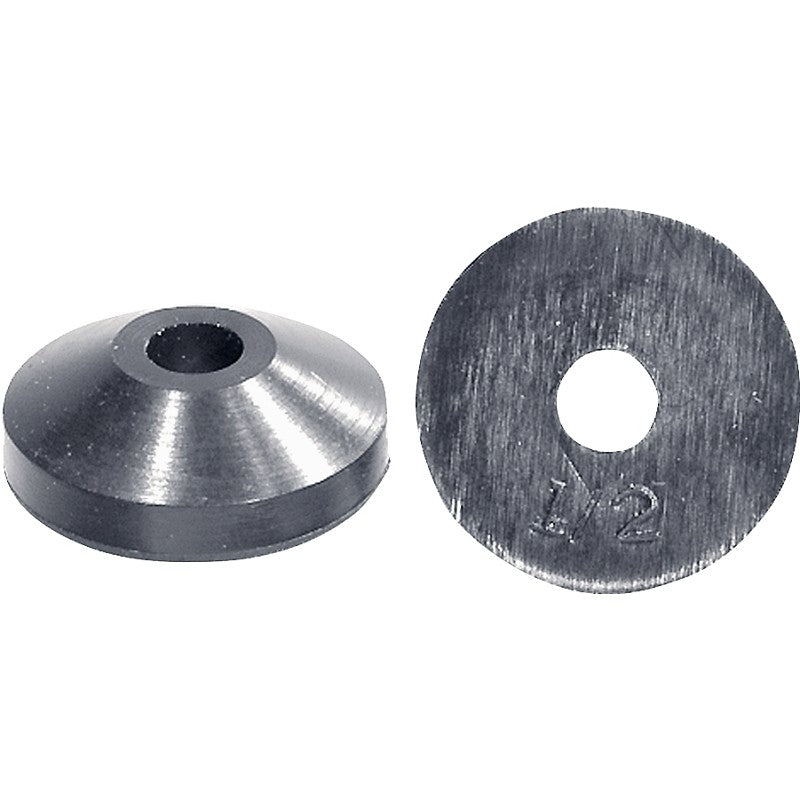 Danco 35097B Faucet Washer, 1/2 in, 3/4 in Dia, Rubber (Pack of 5)