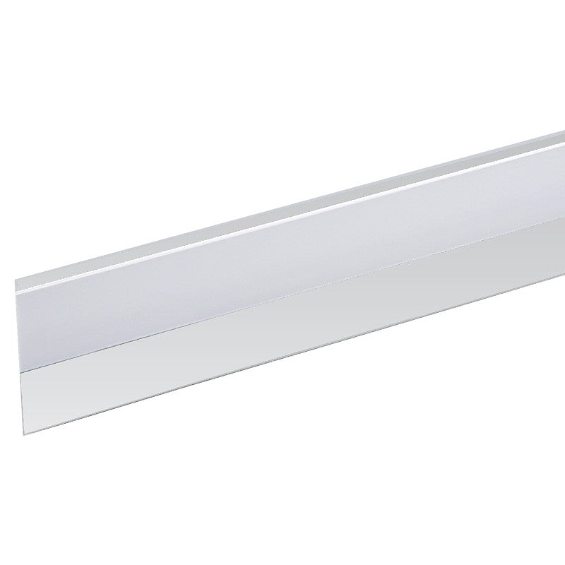 Frost King DS101CL Self-Stick Door Sweep, 36 in L, 1-1/2 in Insert, Vinyl Flange, Vinyl Insert (Pack of 12)