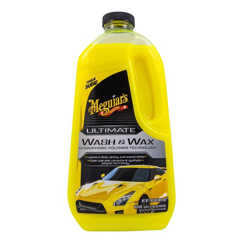 Meguiar's G17748 Ultimate Wash and Wax, 48 oz, Liquid, Sweet Cherry