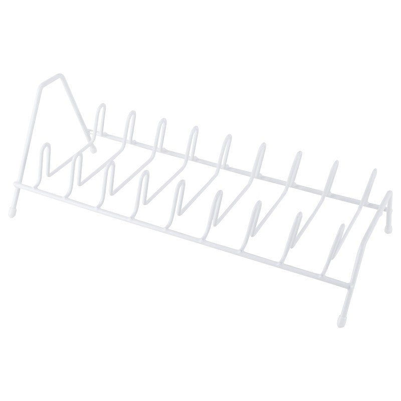 Simple Spaces JI-39W-3L Storage Rack, 4-3/4 in L, 5-3/4 in W, 14.13 in H, Steel, White