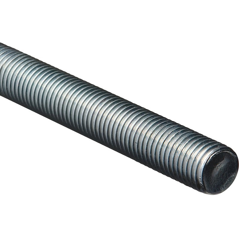 National Hardware 179663 Threaded Rod, 1-8 Thread, 72 in L, A Grade, Steel, Zinc, UNC Thread
