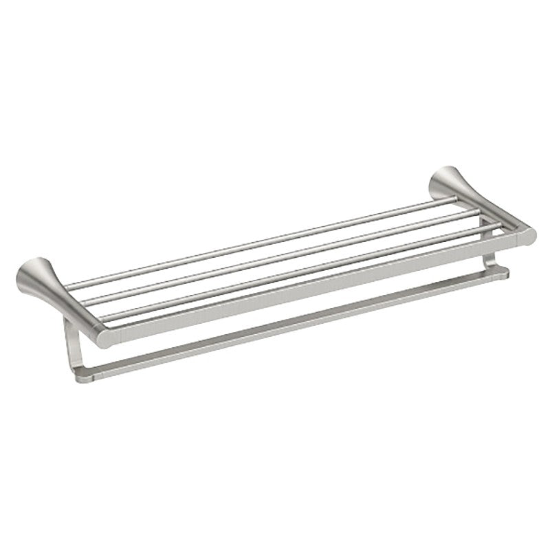 Moen Mikah Series Y0794BN Towel Shelf, Zinc, Brushed Nickel