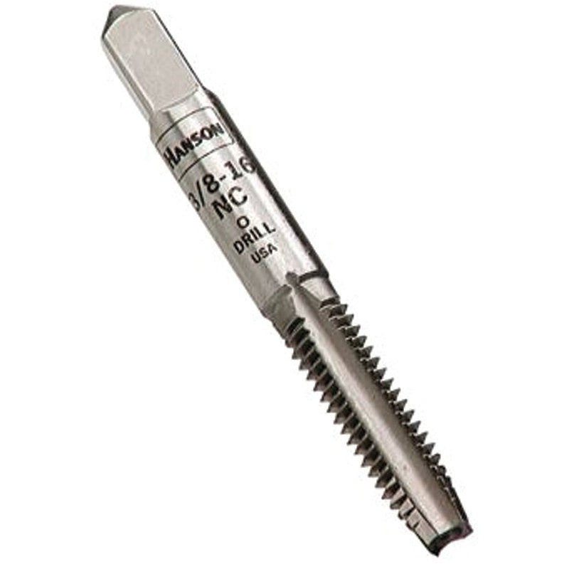 Irwin 8123 Fractional Tap, 1/4 in- 28 NF Thread, Plug Tap Thread, 4-Flute, HCS