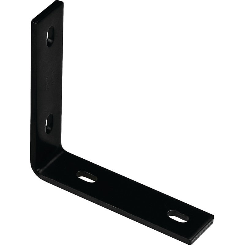 National Hardware 1151BC Series N351-466 Corner Brace, 6-1/4 in L, 1-1/2 in W, 6-1/4 in H, Steel, Powder-Coated