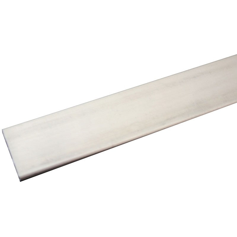 M-D 60731 Flat Bar, 3/4 in W, 48 in L, 1/8 in Thick, Aluminum, Mill, 6063 Grade (Pack of 5)