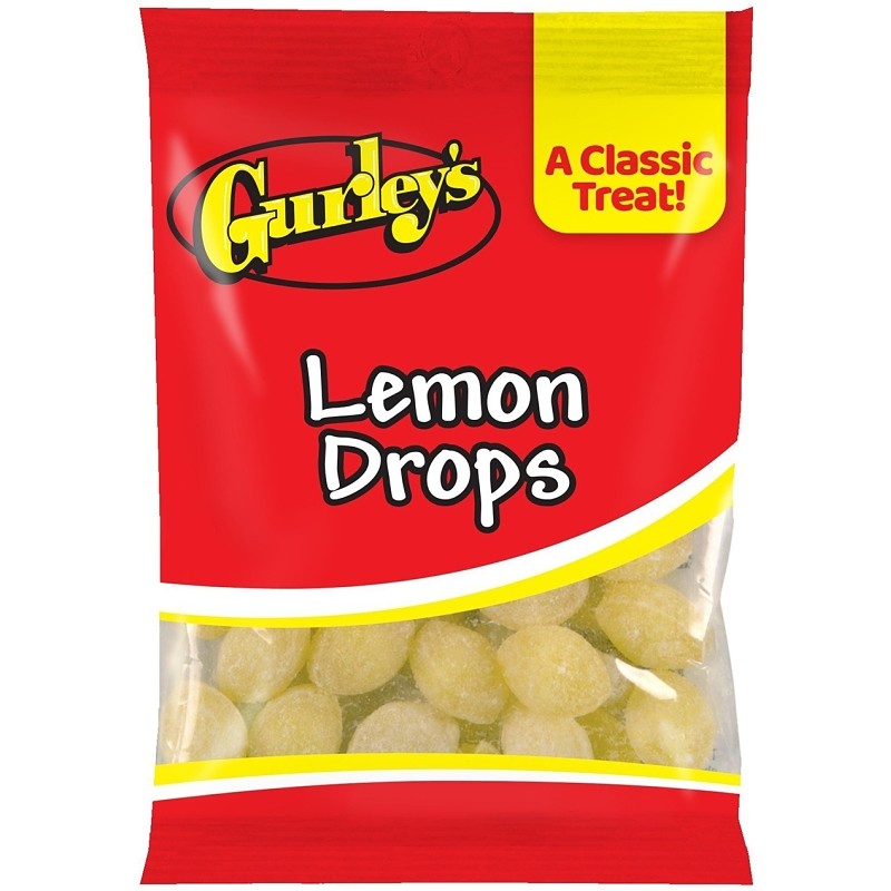 Gurley's 743790 Candy, Lemon Drops Flavor, 5.75 oz (Pack of 12)