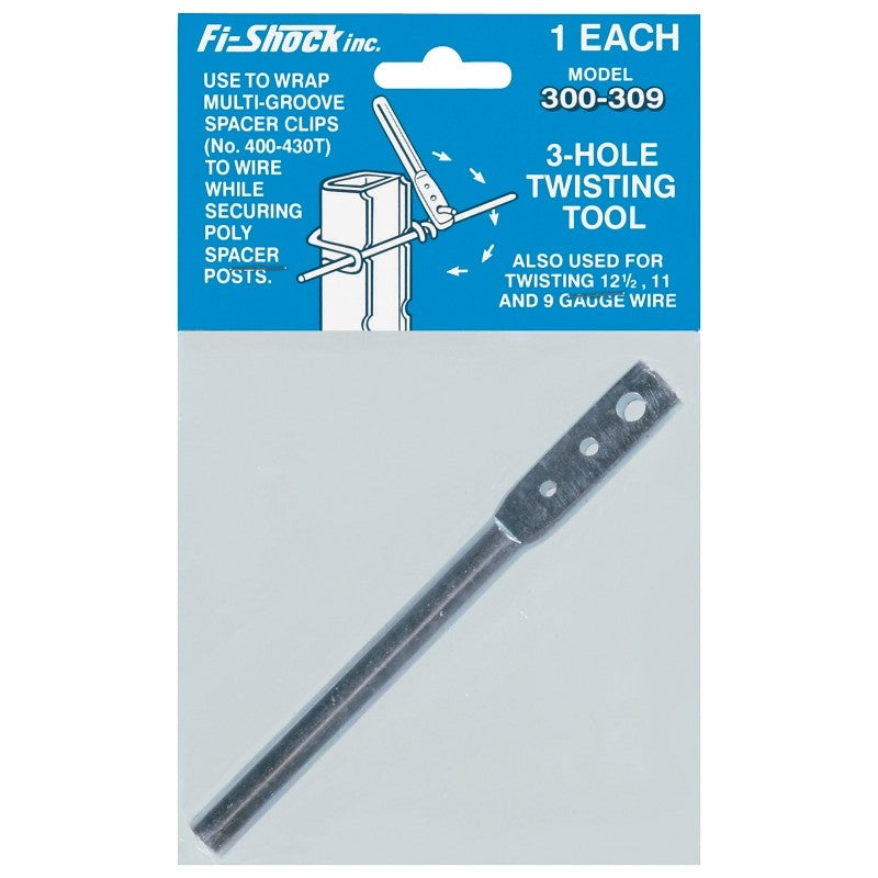Zareba HTTT/300-309 Wire Twisting Tool, 3-Hole, High-Tensile, For: Up to 8 ga Wire