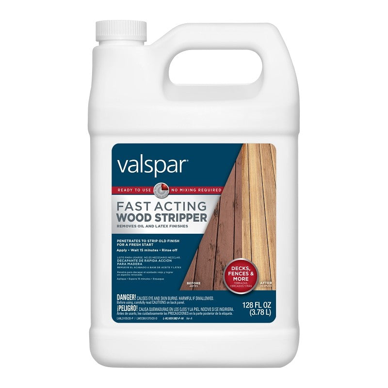 Valspar VL1031382-16 Fast Acting Wood Stripper, Liquid, 1 gal (Pack of 4)