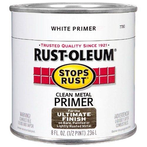 Rust-Oleum 7780730 Primer, Flat, White, 0.5 pt