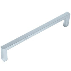 Laurey Cosmopolitan Series 73126 Cabinet Pull, 131 mm L Handle, 33 mm H Handle, Zinc, Polished Chrome