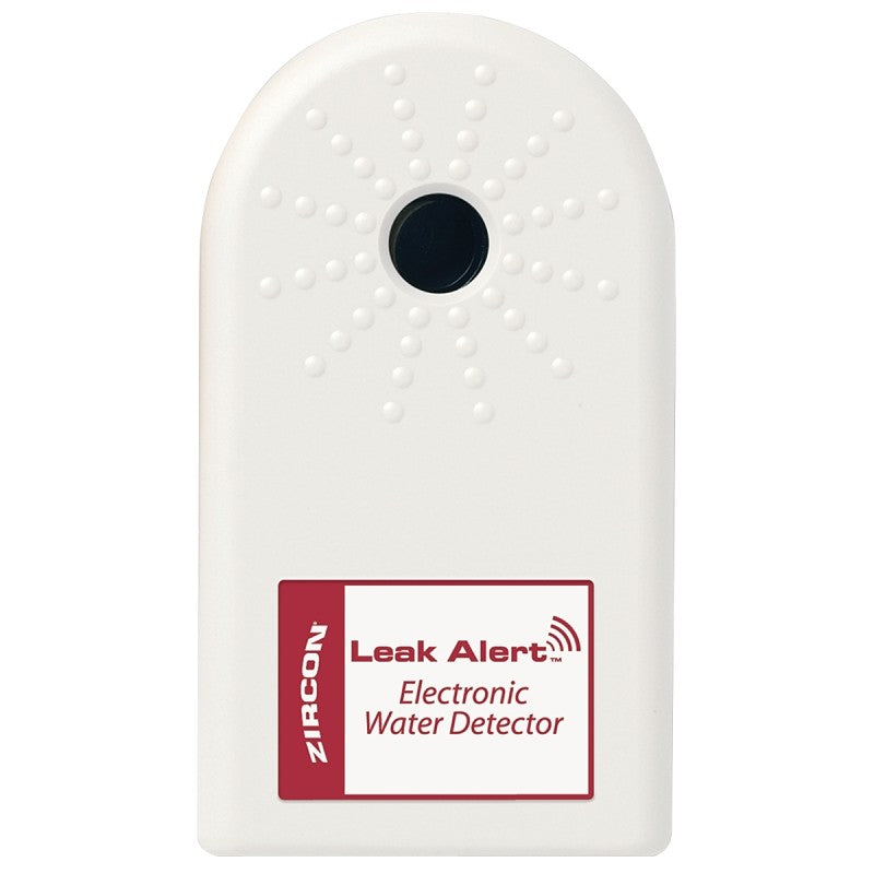 Zircon 64003 Water Leak Detector, 9 V, 72 hr Response, Alarm: Audible, 85 dB
